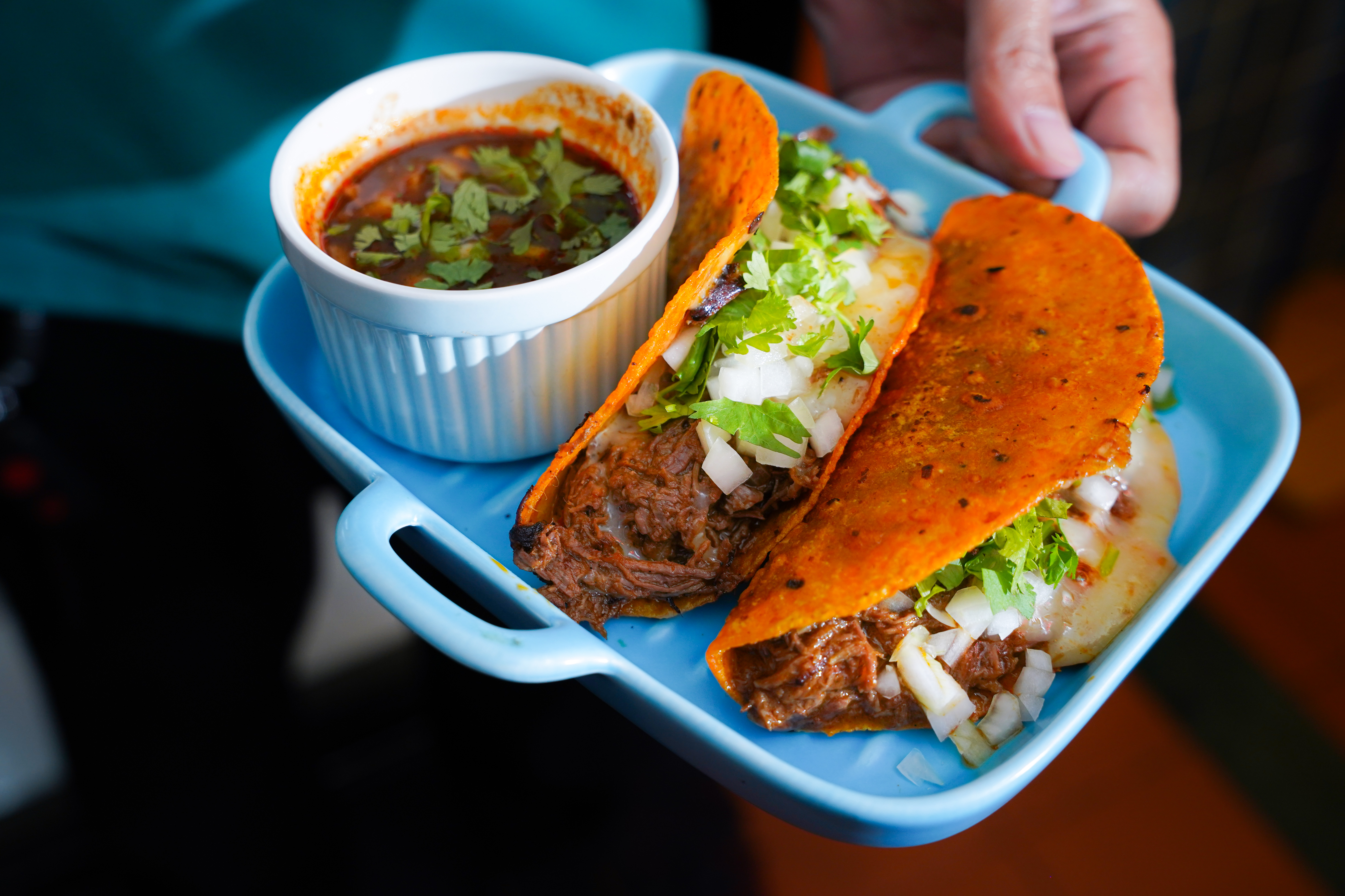 Birria Tacos at La Monita