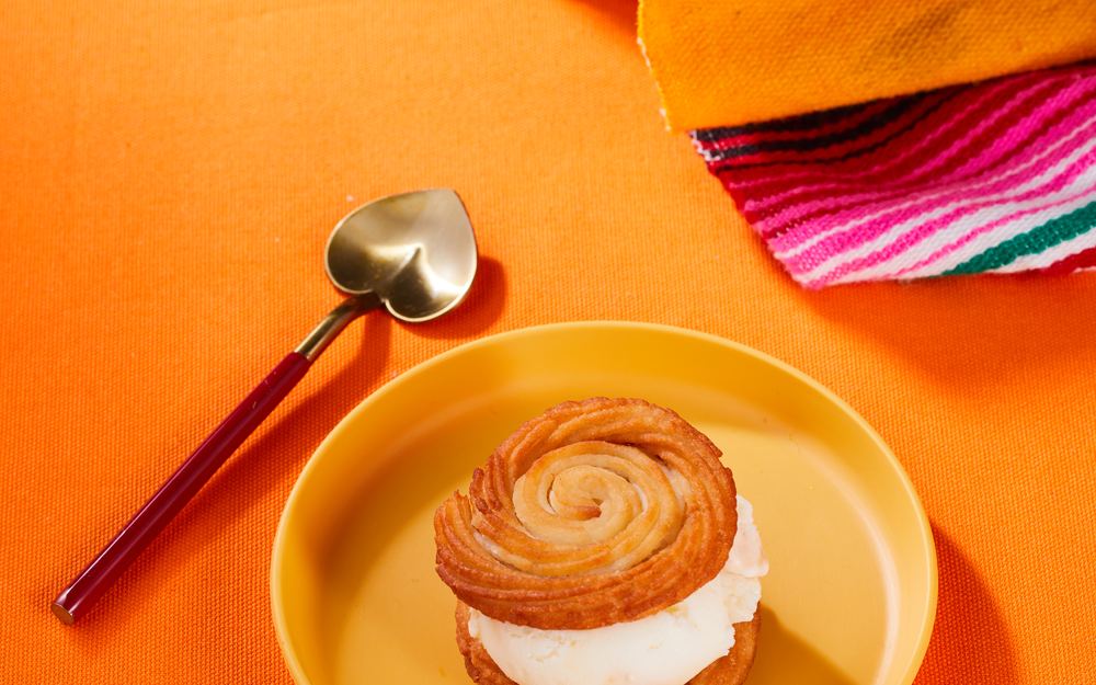 Churros with Ice Cream